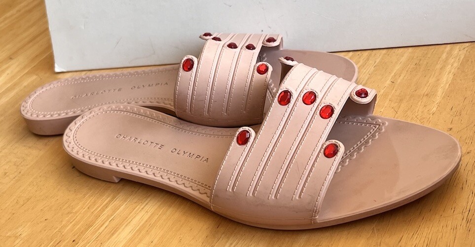 Charlotteolympia サンダル $800 CHARLOTTE OLYMPIA Mani/Pedi Hands Up Flats SLIDES