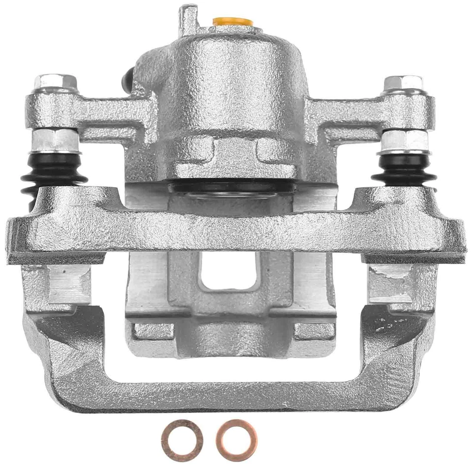 Par de pinça de freio a disco traseira com suporte para Hyundai Sonata 06-08 Azera 06-09 - Imagem 4 de 4