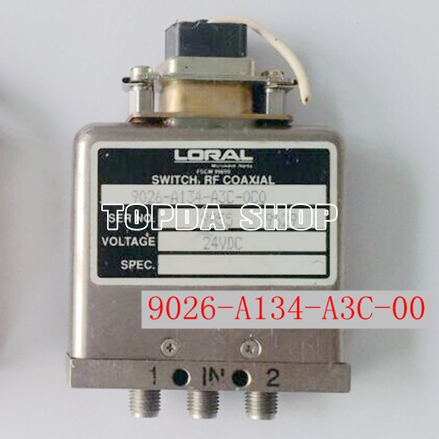 1PC LORAL 9026A134A3C00 DC18GHZ 24V SMA SPDT RF coaxial Switch ZH