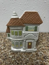 Vintage Victorian Row House Vase Wall Pocket San Francisco 5” X 4”