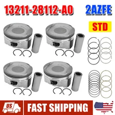 13211-28112-A0 Pistons & Rings Kit 2AZFE For Toyota Camry RAV4 Scion tC XB 2.4L