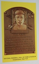 Baseball Hall Of Fame Plaque Postcard Eppa Rixey