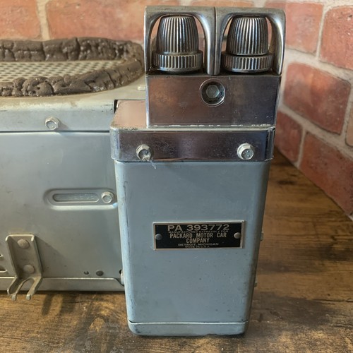 Vintage PACKARD AUTOMOBILE CAR RADIO Untested 393772 PACKARD MOTOR CAR CO. - Picture 6 of 12