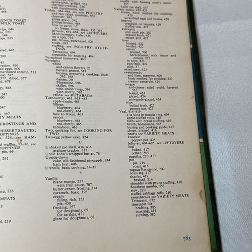 MCCALL'S KOCHBUCH 1963 GRÜNER EINBAND ERSTDRUCK VERFÄRBT / LEICHTER ALTER GERUCH - Bild 19 von 20