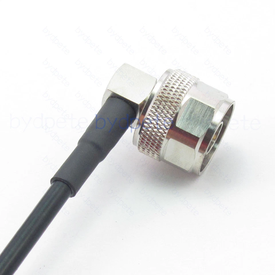 N male Right Angle to SMA male RG402 Semi Rigid Flexible 50ohm Cable Plug RF lot - Image 2 of 4