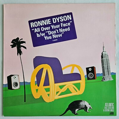 BOOGIE / DISCO-FUNK - RONNIE DYSON - ALL OVER YOUR FACE / DON'T NEED YOU NOW
