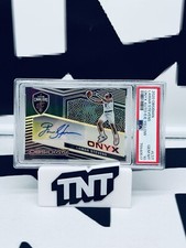 Lamar Stevens 2020-21 Panini Obsidian Onyx Rookie Auto Yellow /10 PSA 10