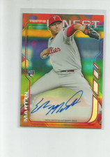 2014 FINEST ROOKIE AUTOGRAPHS REFRACTORS #RAEM ETHAN MARTIN
