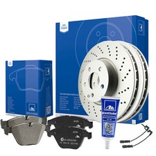 ATE Bremsensatz GELOCHT +  WK MERCEDES SL R230 312mm VORNE  Plastilube