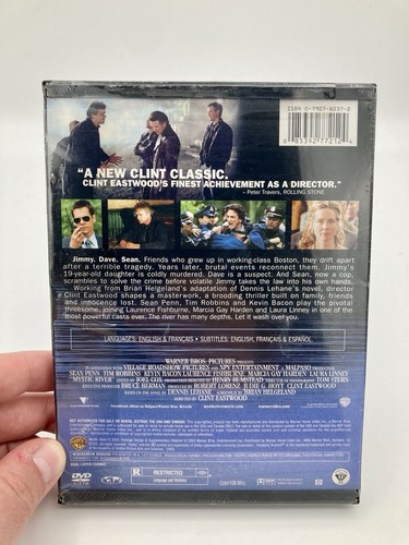 Mystic River (2003) DVD Brand New SEALED Sean Penn Kevin Bacon Mystery Thriller - Foto 2 di 3