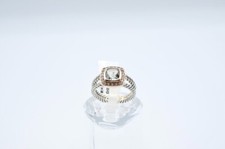 David Yurman Prasiolite Petite Albion Ring 925 sterling silver And Diamonds.