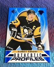 2020-21 Upper Deck SP Authentic Profiles Blue Sidney Crosby #AP-9 Penguins