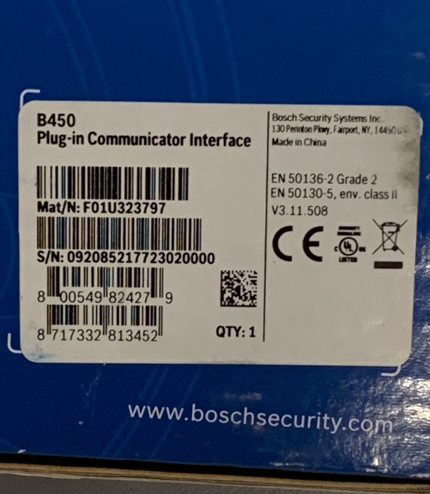 BOSCH B450 PlugIn Communicator Interface eBay
