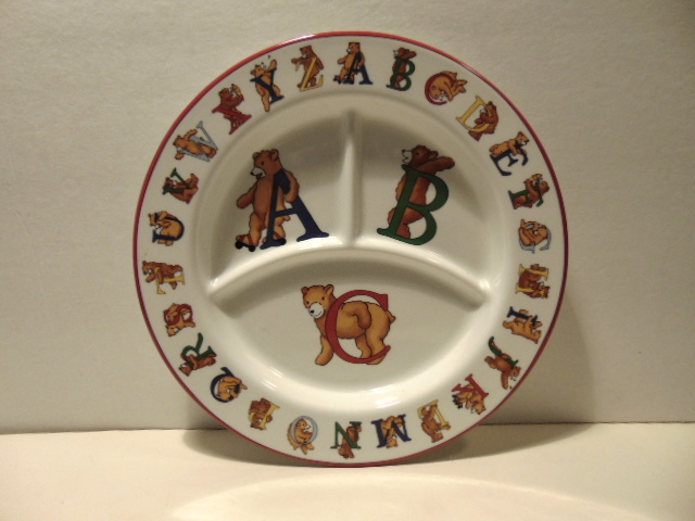 Tiffany & Co. child's porcelain Alphabet Bears ABC plate | eBay