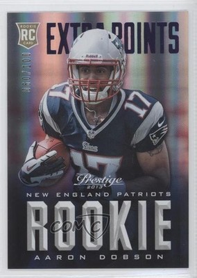 2013 Panini Prestige Extra Points Purple 60/100 Aaron Dobson #201 Rookie RC 9oj