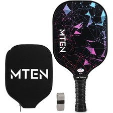 MTEN Pickleball Paddle, USAPA Approved Fiberglass Surface Pickleball Paddle w...