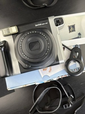 Instax Wide 300 Sofortbildkamera Instant Camera Schwarz Gift