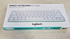Logitech 920-006341 Wired Keyboard with Lightning Connector for iPad Brand New