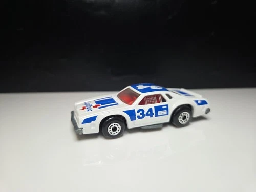MATCHBOX LESNEY #34 Chevy Pro Stocker White 1980 Superfast ENGLAND