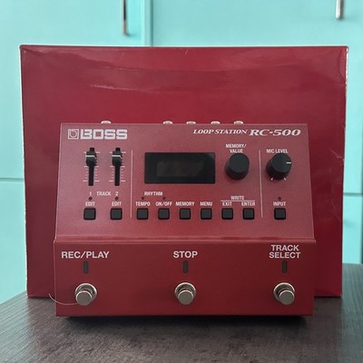 Boss RC-500 Loop Station Dual Looper Gitarren-Effekt-Pedal + Box