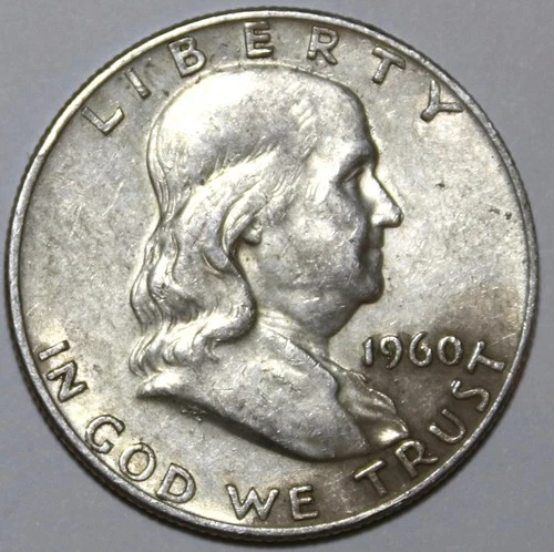 1960-D FRANKLIN HALF DOLLAR - Extra Fine - #2134EB
