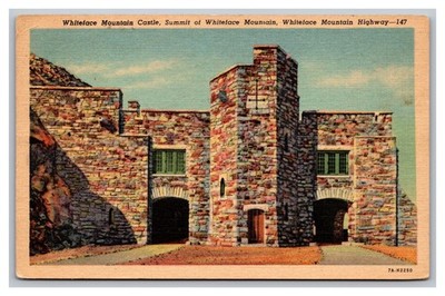 Wilmington New York Whiteface Mountain Castle Summit Posted 1953 Linen Postcard