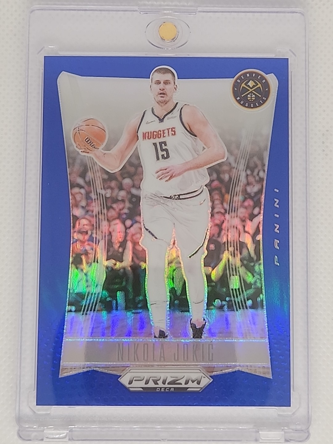 2023-24 Panini Prizm Deca Blue Prizm #35 Nikola Jokic /149