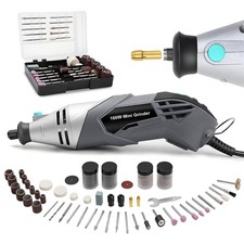160W Rotary Tool Kit with 195pcs , Variable Speed, Corded Multifunctional Too...