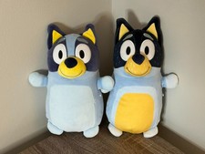  2 BLUEY HUGMEES 10" SOFT PLUSH STUFFED ANIMAL DOG LOT