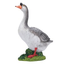 Goose Statue Eye Catching Goose Figurine For Courtyard