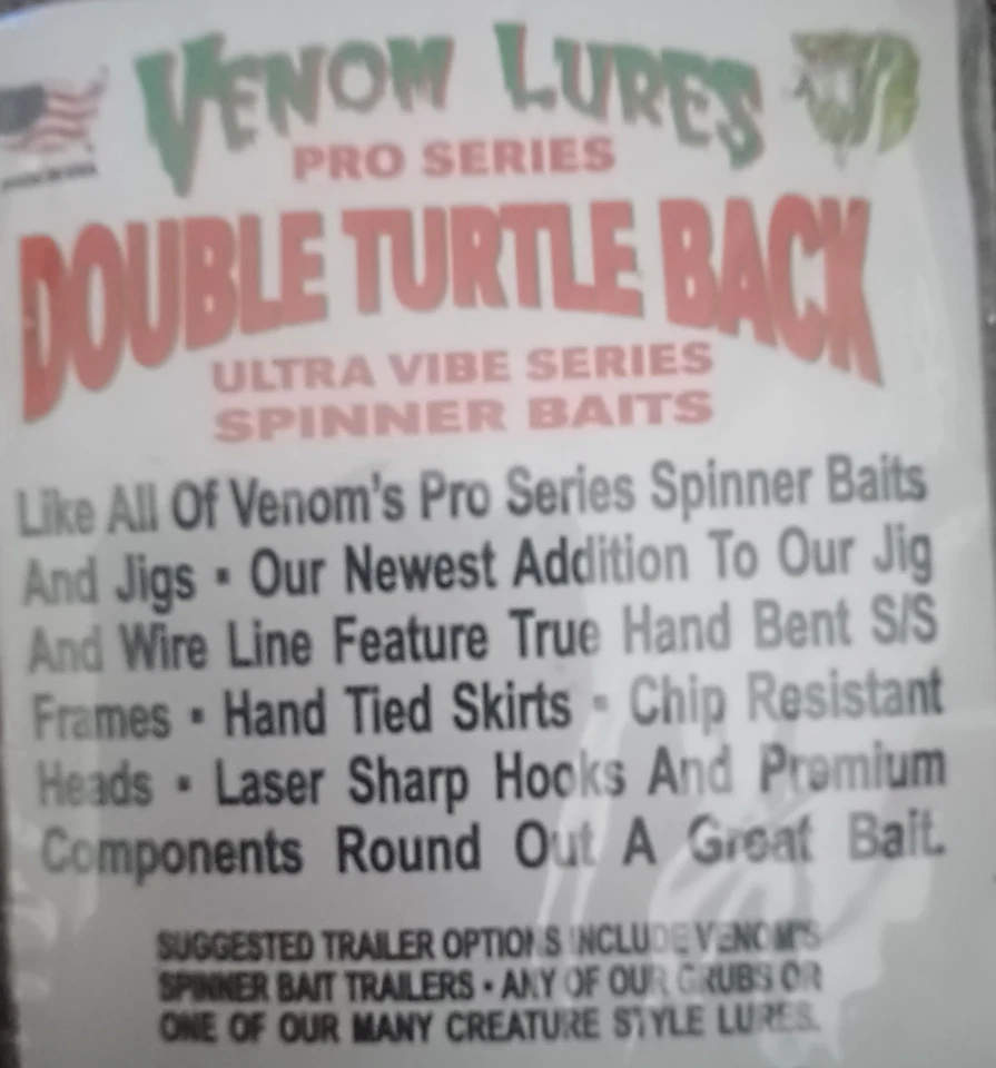 毒液诱饵 Pro 系列双龟背 Ultra Vibe 系列旋转饵 隐藏 — 第 2/2 张图片