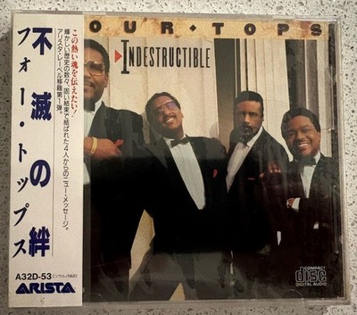 Four Tops   Indestructible (CD) JAPAN OBI A32D-53 NEW & Sealed RARE Promo **