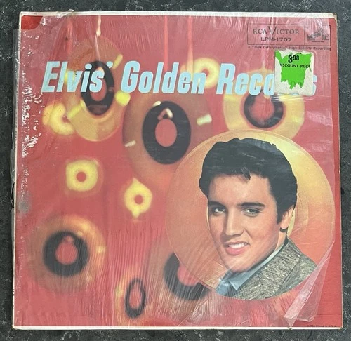 Elvis Presley Vinyl Record Lot 1958 Golden Records 1972 Burning Love Movies Hits
