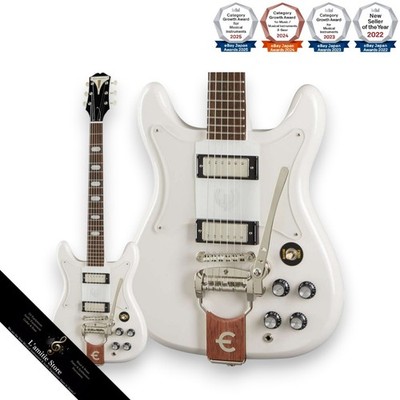 Epiphone Crestwood Custom Polaris White Electric Guitar Solid Body