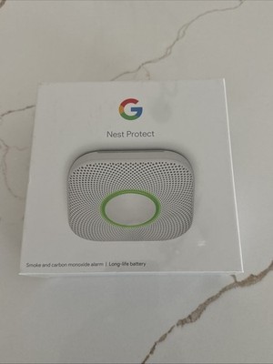Google Nest Protect Smoke and Carbon Monoxide Alarm 2nd Gen - S3000BWES (2030)