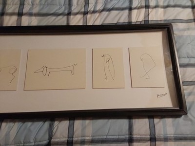 IKEA OLUNDA ILLUSTRATION ANIMALS Print by Picasso Framed | eBay