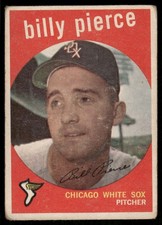 1959 Topps Billy Pierce #410 Chicago White Sox