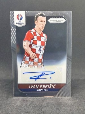 IVAN PERISIC Auto - 2016 Panini Prizm UEFA Euro #184 - Croatia Autograph