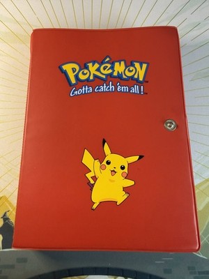 Rare Vintage Binder 1999 Pikachu Pokemon