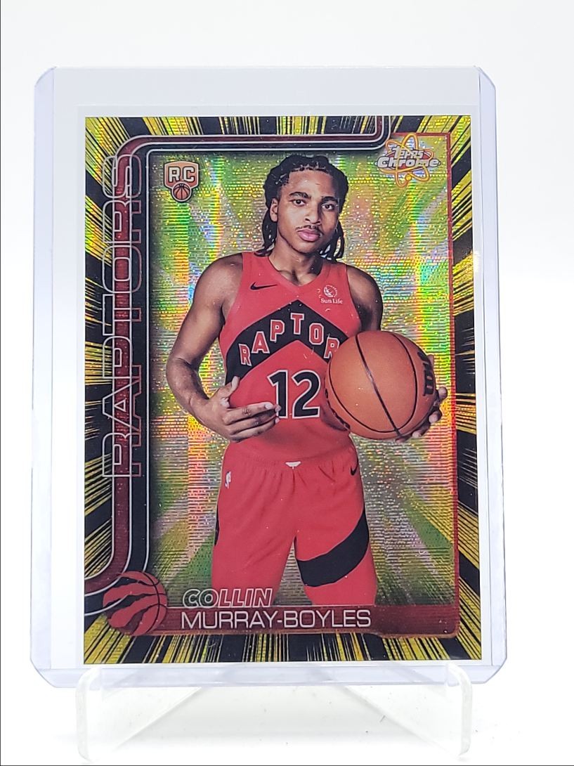 COLLIN MURRAY-BOYLES 2025-26 TOPPS CHROME RADIATING ROOKIES SSP RC Q3855