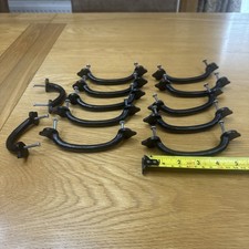 klamki do szafki czarne metalowe, 12