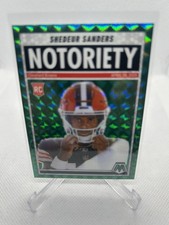 2025 panini mosaic football -Shedeur Sanders 13 Notoriety Green