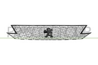 KüHlergrill KüHlergitter Chrom Schwarz FüR Peugeot 3008 SUV M_ M 4 MC