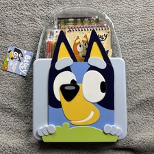Bluey Creative Caddy Art Kit 8 Crayons Sticke...