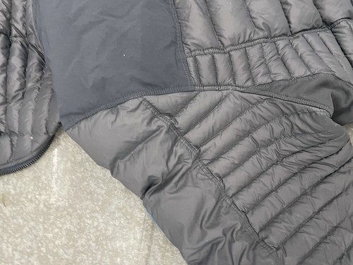 Kuhl Projekt Spyfire Jacket Mens 2XL Black Gray Down Puffer Hooded Full Zip - Picture 12 of 15