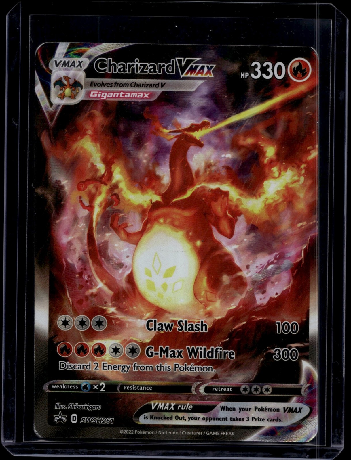 Pokemon TCG Charizard Vmax SWSH261 Sword & Shield Promo HP