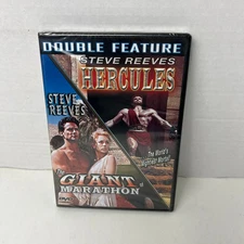 Hercules/The Giant of Marathon DVD Double Feature Steve Reeves 1960 New Sealed