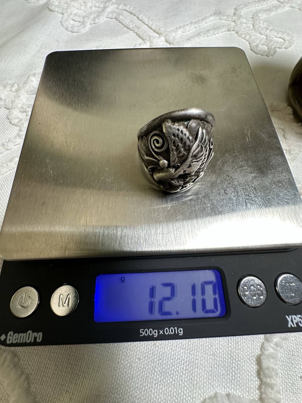 Sterling Silver Eagle Ring with Makers Mark - image 5