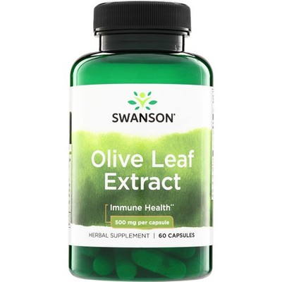 Swanson Olive Leaf Extract 500 mg 60 Capsules