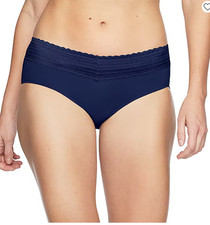 3 pairs warners no pinching no problem lace trim hipster size 8/xl